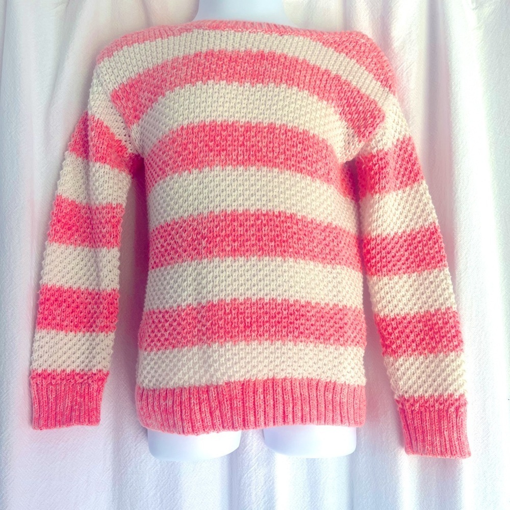 Toddler Girls Pink Knit Sweater
